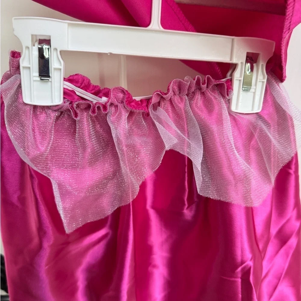 NWOT Disney Girls Size 4 - 6 Aurora Sleeping Beauty Costume 2 Piece Dress